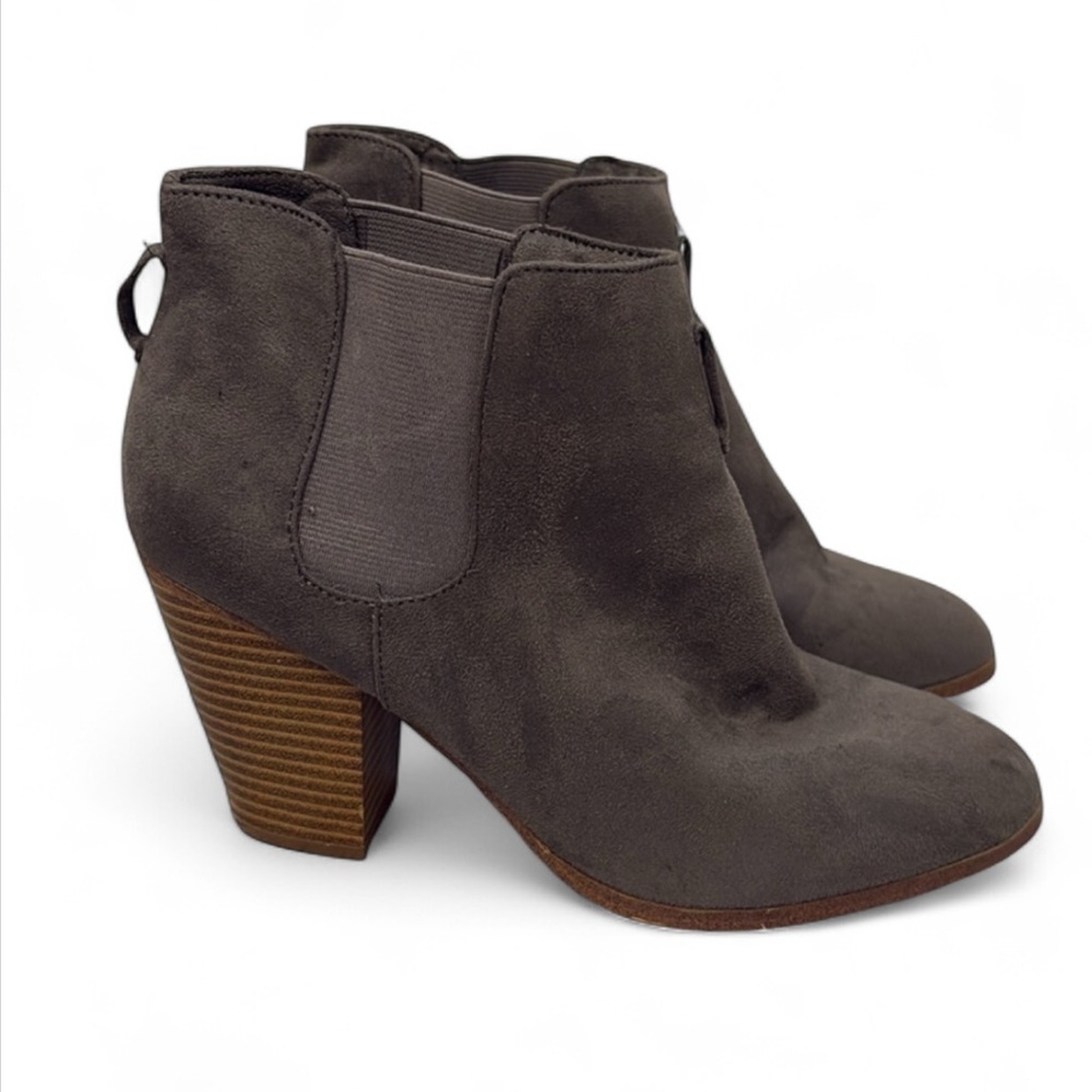 New York & Company Women's Gray Ankle Boots Size 7M